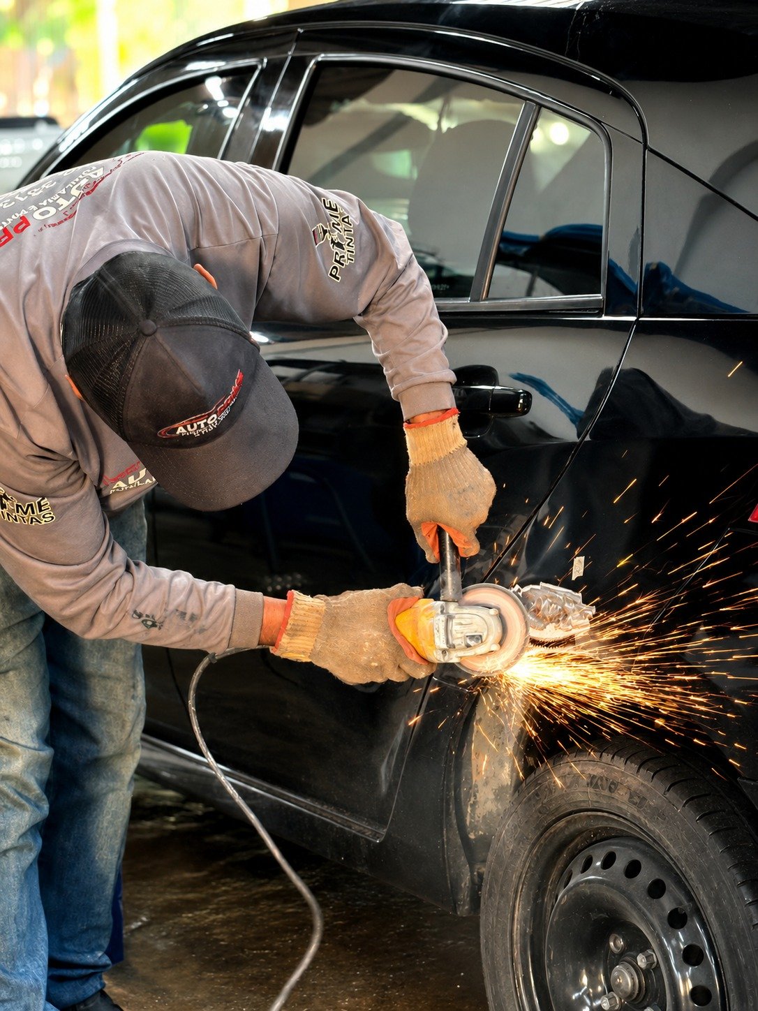 Funilaria automotiva em Anápolis — reparo de carroceria na oficina Auto Prime